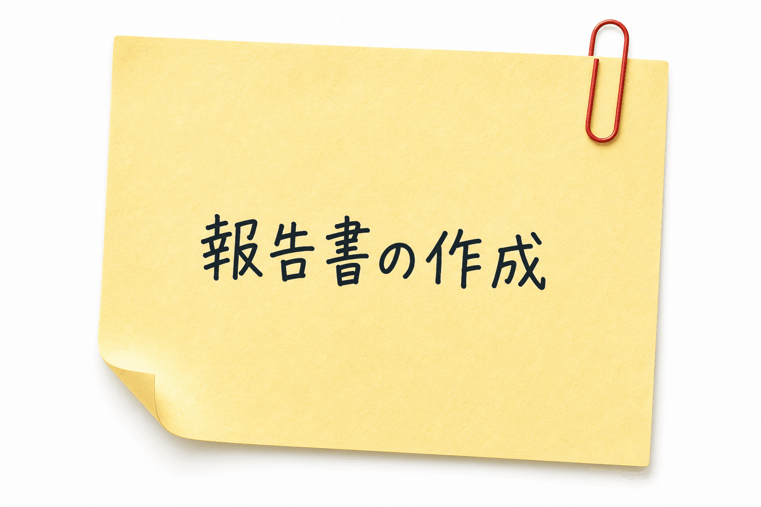 報告書の作成